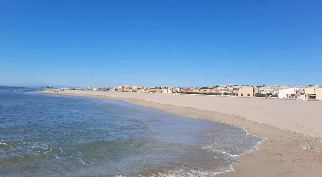 Magnifique plage de sable fin de Saint-Pierre-la-Mer