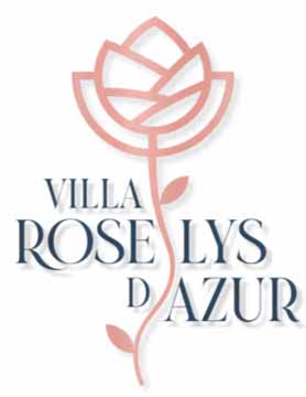 Logo de notre villa Roselys d'Azur à Saint-Pierre-la-Mer dans l'Aude en Occitanie